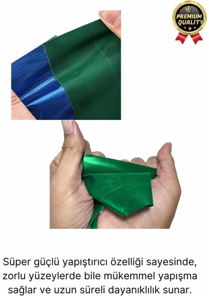 Premium Dayanıklı Süper Güçlü Su Geçirmez Sızdırmaz Yeşil Tamir ve Izolasyon Bandı 48MM x 10M-1 Adet