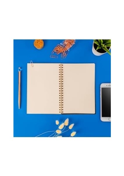 You Can Do This Tasarımlı 8 cm x 12 cm Ölçülerinde Çizgisiz 48 Yaprak Ahşap Kapaklı Defter