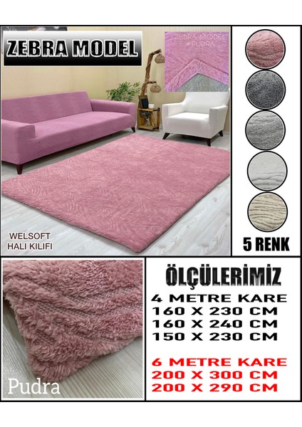 Yakamoz Model Kumaştan Welsoft Lastikli Halı Örtüsü