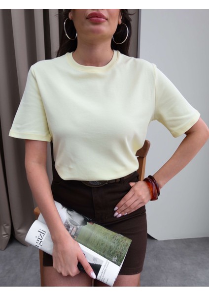 Bisiklet Yaka T-Shirt modelleri