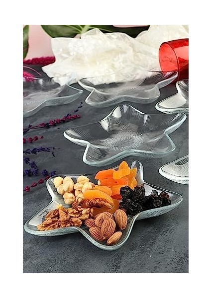 Tasarım Deniz Yıldızı 6 Adet Çerez Sunumluk