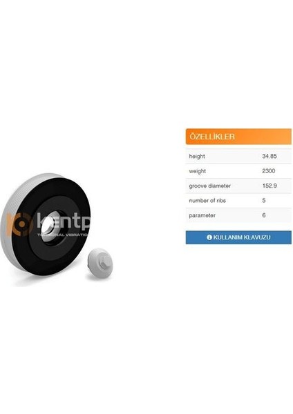 K1261S Krank Kasnağı Set 206 307 406 C3 1.4 Hdı Fiesta Fusion Focus 1.4 Focus Cmax 1.6 Tdcı