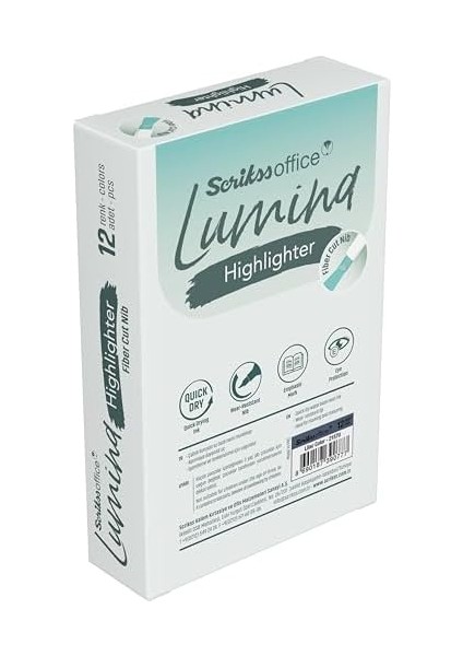 Office Lumina Fosforlu Kalem Lila Colour - 2157U 12 Lik Amb