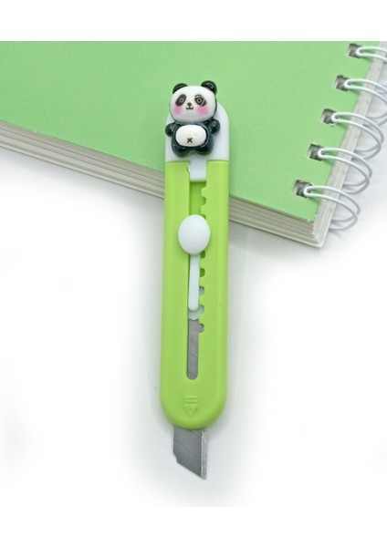 Mini Şekilli Falçata Maket Bıçağı - Sevimli Panda