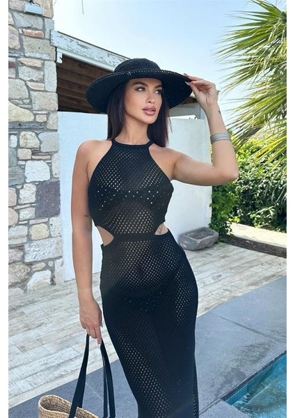 Aurelie Ajurlu Cut Out Elbise 2767