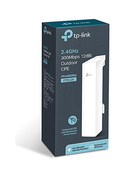 CPE220, 2.4ghz 300MBPS 12DBI Dış Mekan Cpe