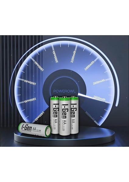 B111 4 Adet Aa 2700 Mah Şarj Edilebilir Kalem Pil 1.2V Ni-Mh Şarjlı Pil