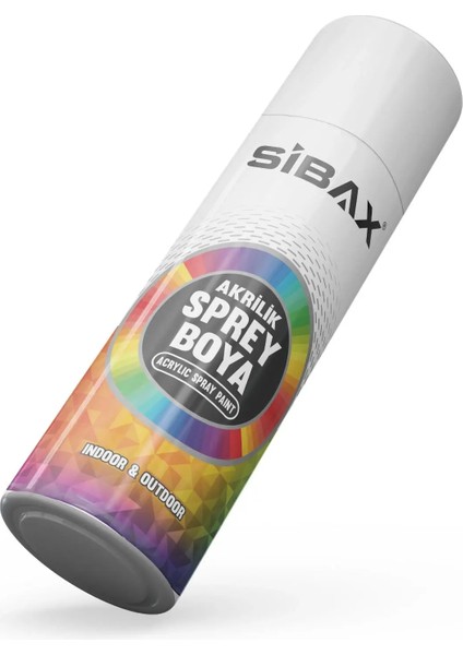 9010 400 ml Düz Parlak Beyaz Sprey Boya Yüksek Mukavemetli