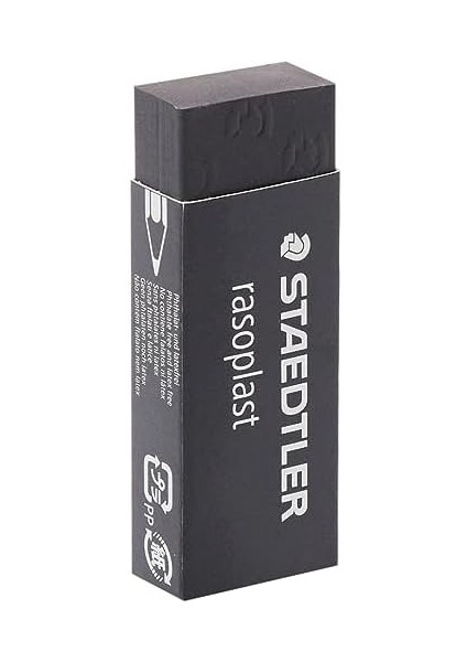 526 B209 Rasoplast Siyah Silgi 65X23X13 mm