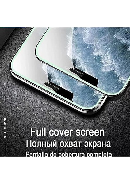 Tam Kapak Temperli Cam, Koruyucu Ekran Birinci Sınıf Kalite, Hd Ekran, %99,99 Şeffaf Cam, iPhone (Iphone 12) Için