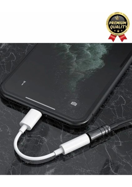 Premium Iphone 15 14 13 12 11 x 8 7 Plus Ipad Kulaklık Uyumlu Lightning Aux Çevirici Dönüştürücü fiyatları