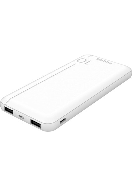 DLP1812PW 10.000 Mah Powerbank 2xusb-A 2.1A, Usb-C Çıkış, Pd- Beyaz