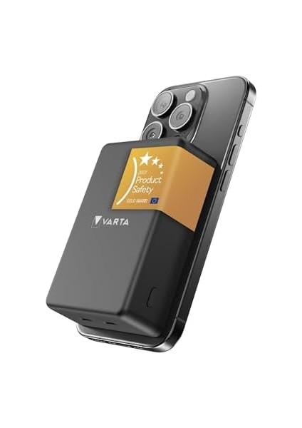 Power Bank 10.000MAH, Powerbank Magnetico, Mag Pro Power On Demand, Caricabatterie Portatile Con USB C, Compatibile Con Magsafe E Qi Standard (Per Compatibilità Con iPhone E Android), Grigio