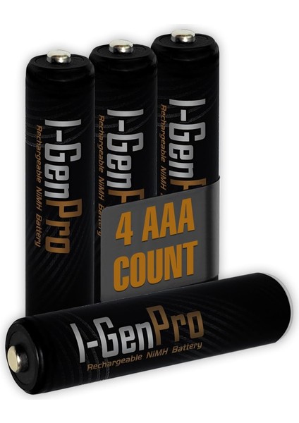 Pro P162 4 Adet Aaa 1100 Mah Şarj Edilebilir Ince Kalem Pil 1.2V Ni-Mh Şarjlı Pil