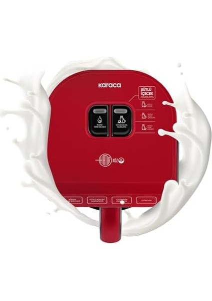 Hatır Köz Sütlü Türk Kahve Makinesi Imperial Red