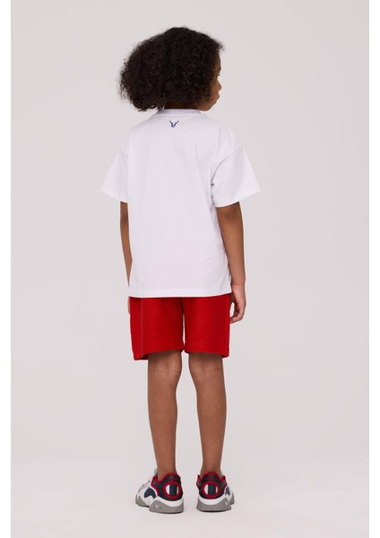 Bg Store Erkek Çocuk Beyaz Tshirt