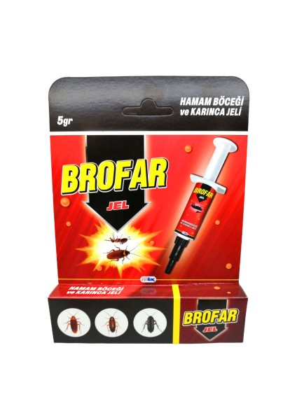Hamamböceği ve Karınca Jeli Şırınga 5gr