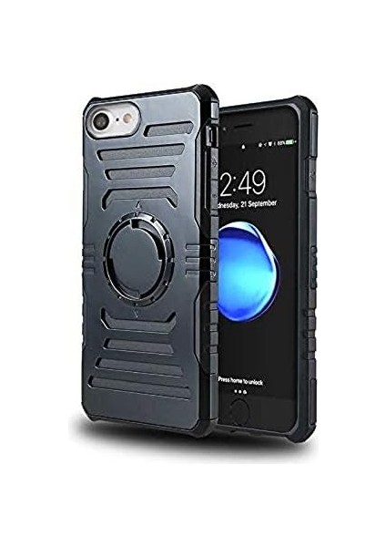 11658 Apple iPhone 5 ile Uyumlu Kılıf 2 In 1 Kol Bandı, Siyah