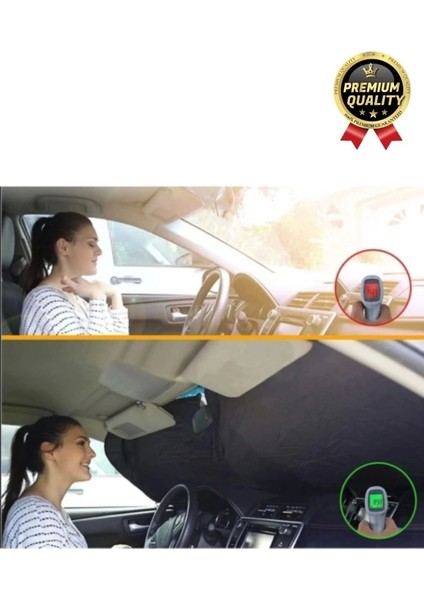 Ultra Dayanıklı Katlanabilir ve Taşınabilir Uv Işık Engelleyici Çift Katmanlı Ön Cam Araba Güneşliği fırsatları