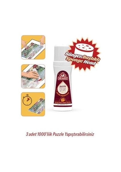 Puzzle Kudüs Enginar Çiçekleri, Claude Monet 1000 Parça Çerçeveli Puzzle