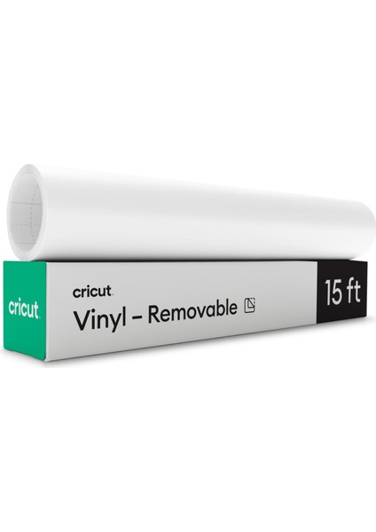 Premium Kar Labilir Vinil (30,48 cm 4,6 M), Kal Nt B Rakmayan Kolay Karma, Mekan D Mekan Kendin Yap Projeleri ve Kar Labilir Kartmalar I In M Kemmel, Cricut Makineleriyle Uyumlu, Beyaz