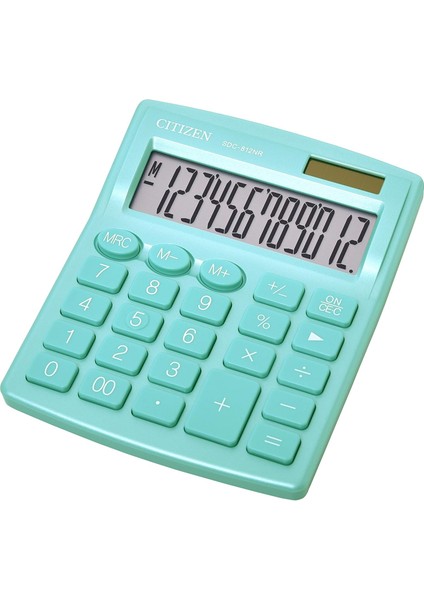 4007812002000 SDC-812NRGNE Hesap Mak.-Yeşi̇l