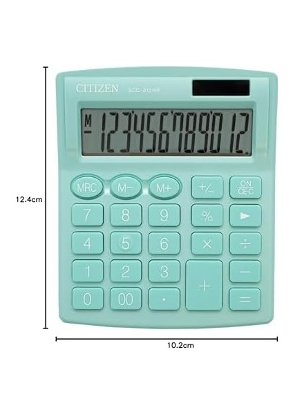 4007812002000 SDC-812NRGNE Hesap Mak.-Yeşi̇l