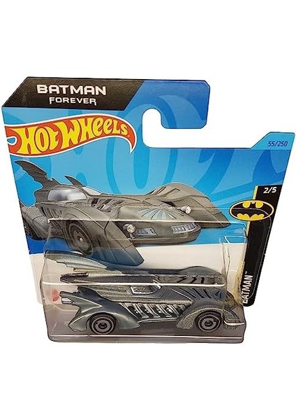 Wheels - Batmobile - Batman Forever 2/5 - HKJ73 - Short Card - Dc - Gri - Mattel 2023