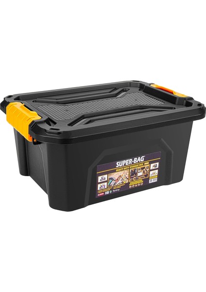 Bag Geniş Hacimli Kilitli Saklama Kutusu 12 Lt ASR-4033