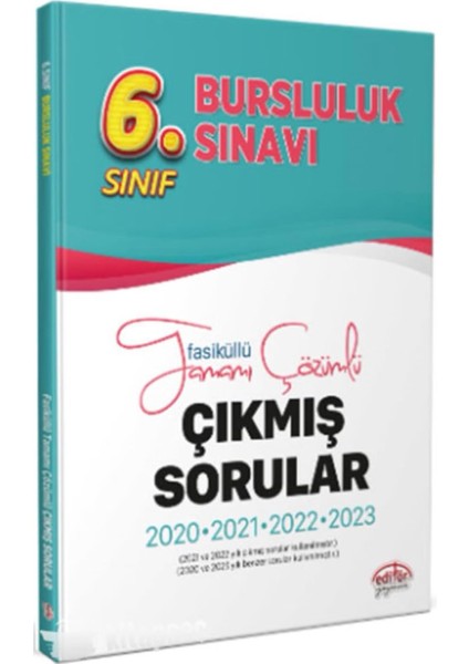 Yayınları 6. Sınıf Pybs Bursluluk Sınavı Tamamı Çözümlü Çıkmış Sorular