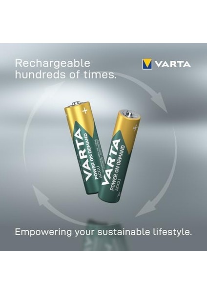 Power On Demand Rech.aaa 1000MAH 2x8 Foil
