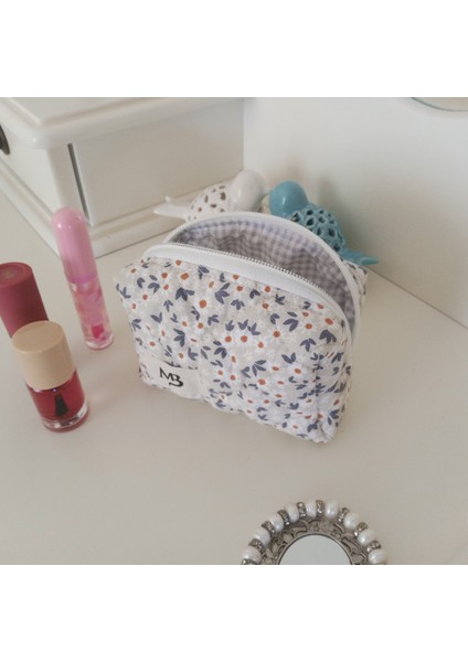 Krem Papatya Ruj Çantası-Mini Boy modelleri