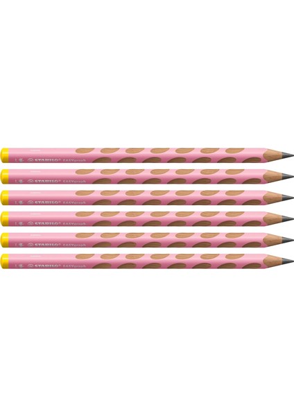 Easygraph - Ergonomik Kurşun Kalem - Sol El - Pastel Pembe