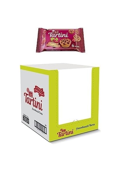 Tartini Frambuazlı Turta 114 G x 14 Adet