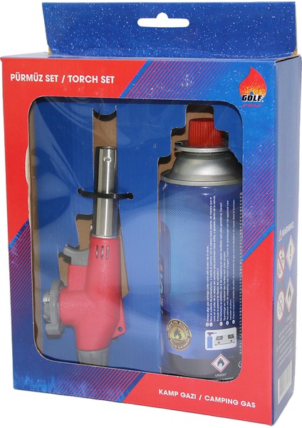 Kamp Gazı Set227gr/400mlpürmüz - Torch Seti