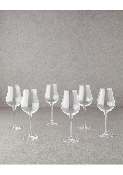 Home Amelia Kristalin 6'lı Kadeh 400 ml Şeffaf