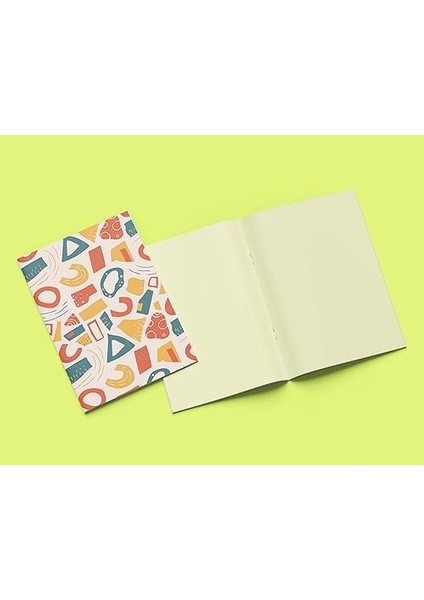- 3'lü Çizgisiz Defter Seti 4, 14X21 Cm, A5 Boyut