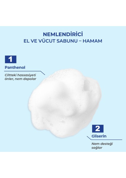 Nemlendirici El - Yüz ve Vücut Sabunu - Hamam fiyatları