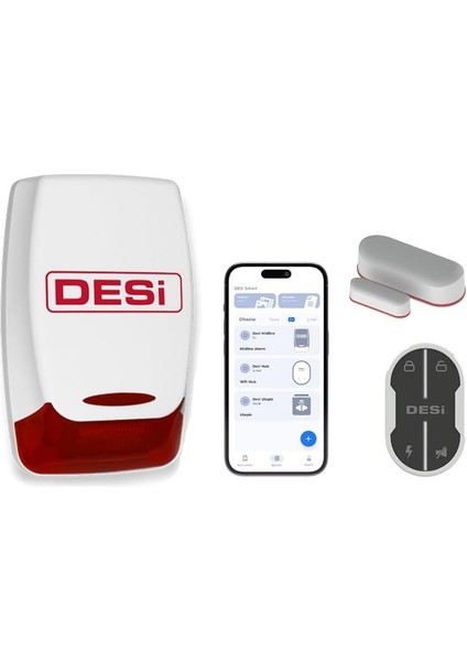 Midline Smart Wifi Akıllı Alarm Sistemi (Wifi-Telefon Uygulama Ile Kullanım)