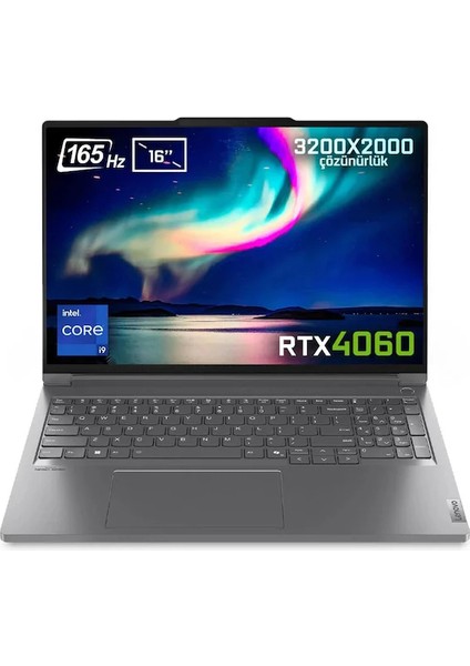 Thinkbook 16P G5 Irx I9-14900HX 8-GB DDR5 4 TB SSD 16" RTX4060 Freedos Taşınabilir Bilgisayar 21N50024TRAR5
