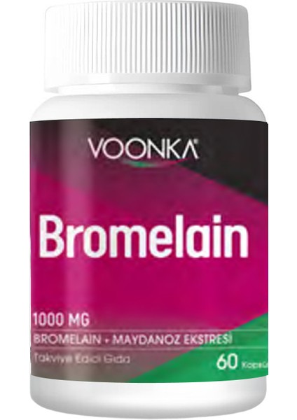 Bromelain 60 Kapsül - Yeni Ambalaj