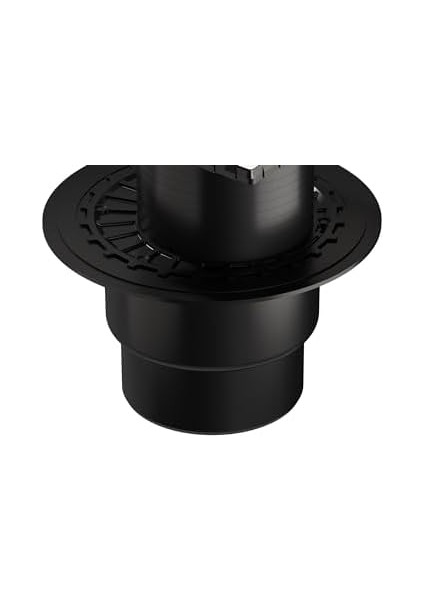 V-Flow Kare 5607288 Yalıtımlı Duş Kanalı, Alttan Çıkışlı, 15X15 Cm, Dk 200 Kapak, Parlak Krom