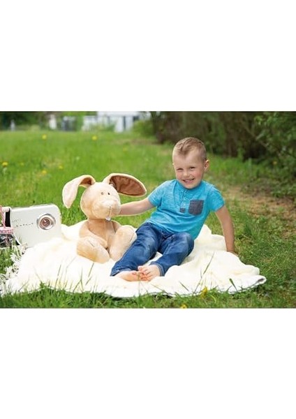 48596 Soft Toy Ralf Rabbit 50CM, Beige