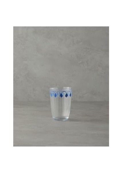 Home Carnival Drip Cam 3'lü Bardak 395 ml Mavi