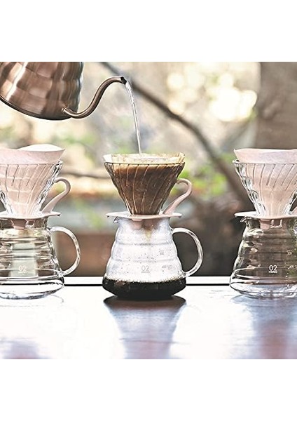 V60 02 Dripper (Siyah Cam)