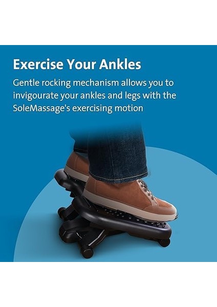 Ergonomik Ayak Destegi Solemasaj Daha Iyi Vücut Durusu ve Uyarici Masaj Yüzeyi ile Ortopedik Rahatlatma, Siyah, 56155EU