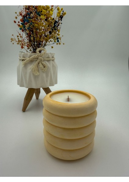 Kavun Kokulu Mum, Soya Wax Doğal Dekoratif Mum modelleri