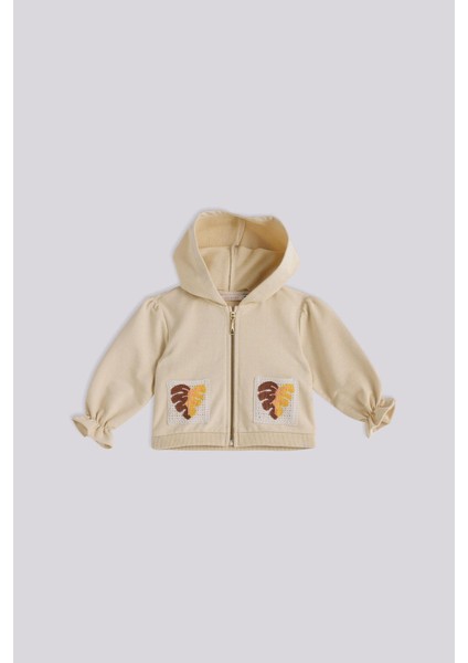 Bg Store Kız Bebek Bej Eşofman Üstü