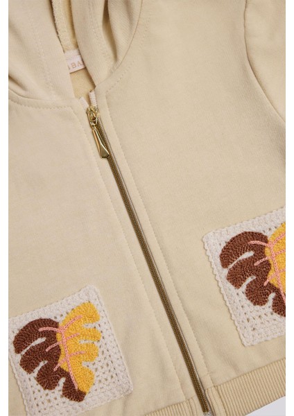 Bg Store Kız Bebek Bej Eşofman Üstü modelleri