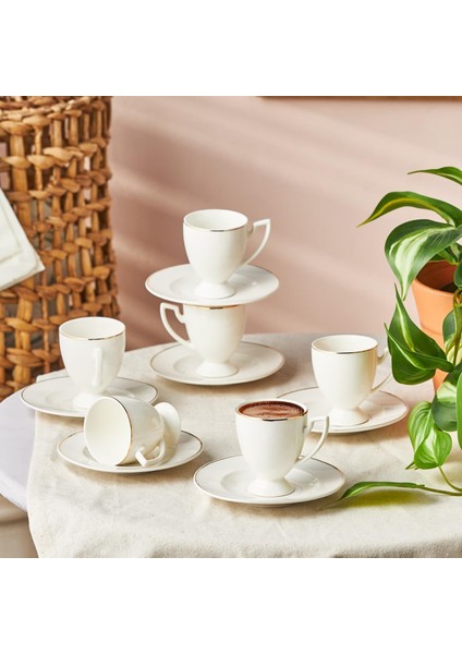 Boyoz 6 Kişilik Kahve Fincan Takımı, 85 ml